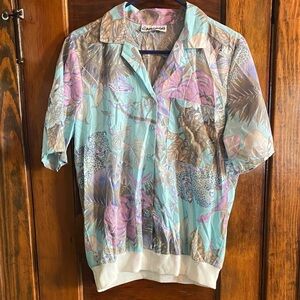 Vintage Tropical Short Sleeve Shirt